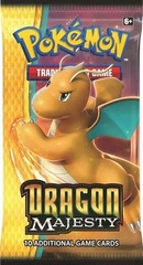 Pokemon Dragon Majesty Booster Pack - Dragonite Art